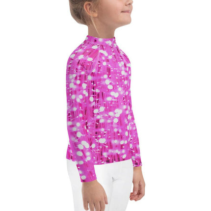 Pink Lights Kids Rash Guard - Trump Tees