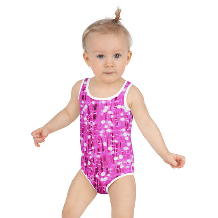 Pink Lights Kids Swimsuit - Trump Tees