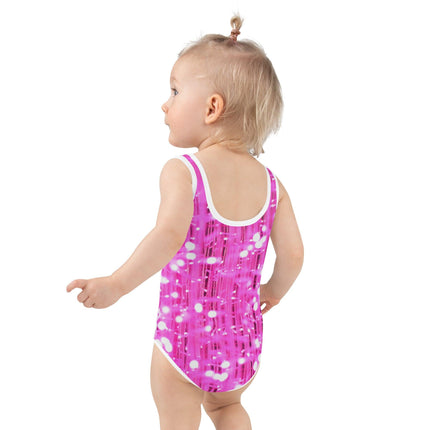 Pink Lights Kids Swimsuit - Trump Tees