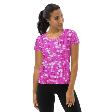 Pink Lights Women's Athletic Shirt - Trump Tees