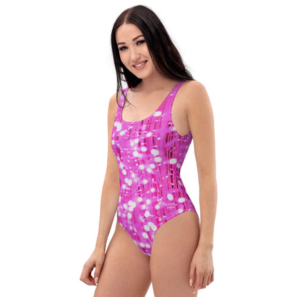 Pink Lights Women's One - Piece Swimsuit - Trump Tees