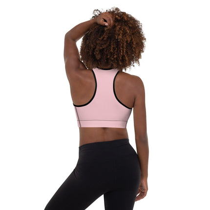 Pink Padded Sports Bra - Trump Tees