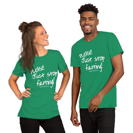 Please, Just Stop Farting T-Shirt - Trump Tees