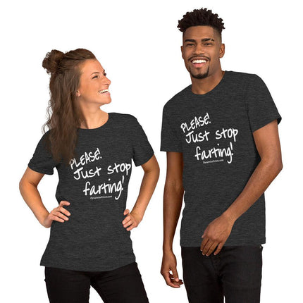 Please, Just Stop Farting T-Shirt - Trump Tees