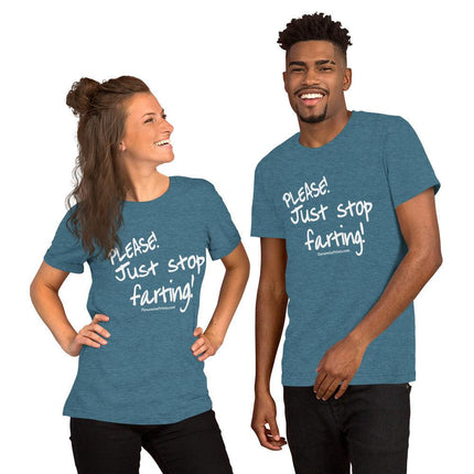 Please, Just Stop Farting T-Shirt - Trump Tees