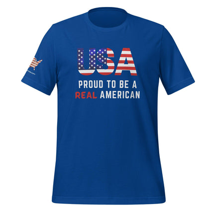 Proud To Be A Real American T-Shirt - Trump Tees