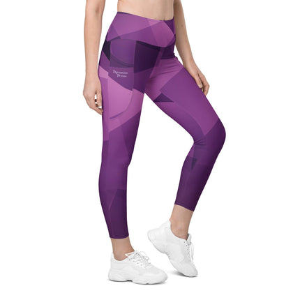 Purple Haze Leggings With Pockets - Trump Tees