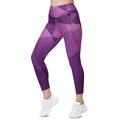 Purple Haze Leggings With Pockets - Trump Tees