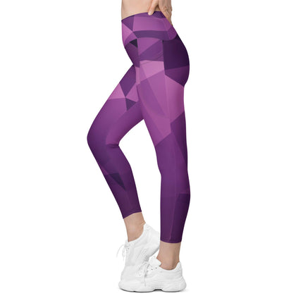 Purple Haze Leggings With Pockets - Trump Tees