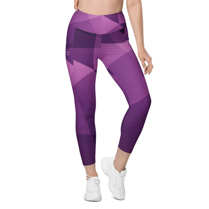 Purple Haze Leggings With Pockets - Trump Tees