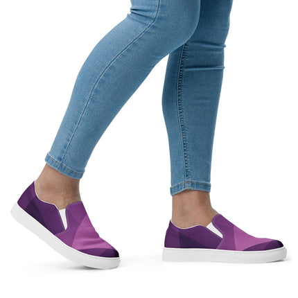 Purple Haze Women’s slip - on canvas shoes - Trump Tees