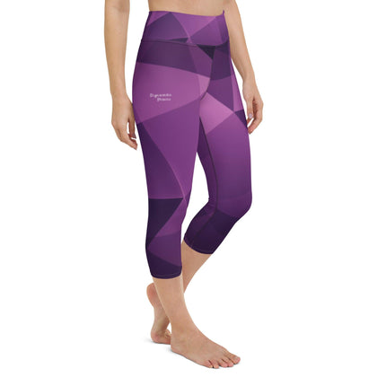 Purple Haze Women's Yoga Capri Leggings - Trump Tees