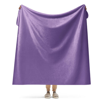 Purple Sherpa Blanket - Trump Tees