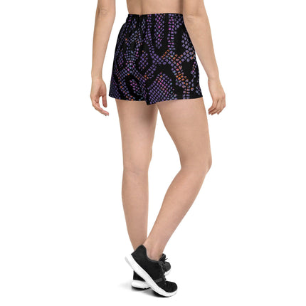 Purple Snake Women’s Athletic Shorts - Trump Tees