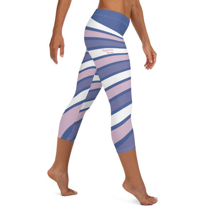 Purple Swirl Capri Leggings - Trump Tees