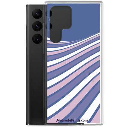 Purple Swirl Clear Case for Samsung® - Trump Tees