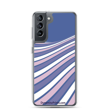 Purple Swirl Clear Case for Samsung® - Trump Tees