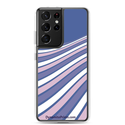 Purple Swirl Clear Case for Samsung® - Trump Tees