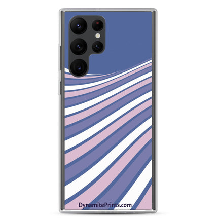 Purple Swirl Clear Case for Samsung® - Trump Tees