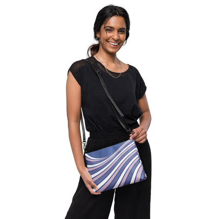 Purple Swirl Crossbody Bag - Trump Tees