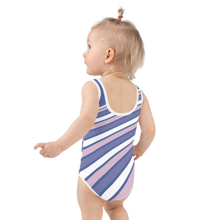 Purple Swirl Kids Swimsuit - Trump Tees