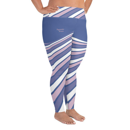 Purple Swirl Plus Size Leggings - Trump Tees