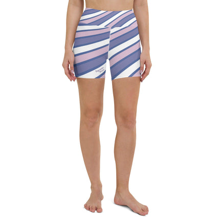 Purple Swirl Women's Yoga Shorts - Trump Tees