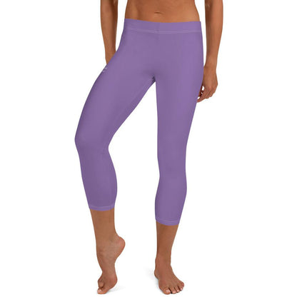 Purple Women's Capri Leggings - Trump Tees