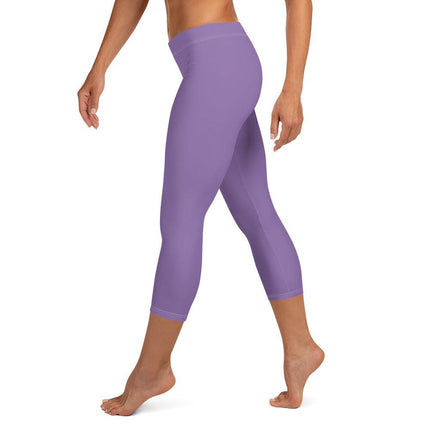 Purple Women's Capri Leggings - Trump Tees