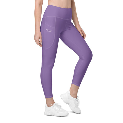 Purple Women's Leggings With Pockets - Trump Tees