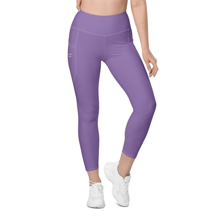 Purple Women's Leggings With Pockets - Trump Tees