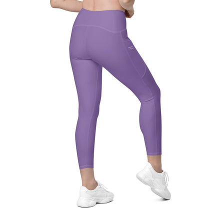 Purple Women's Leggings With Pockets - Trump Tees