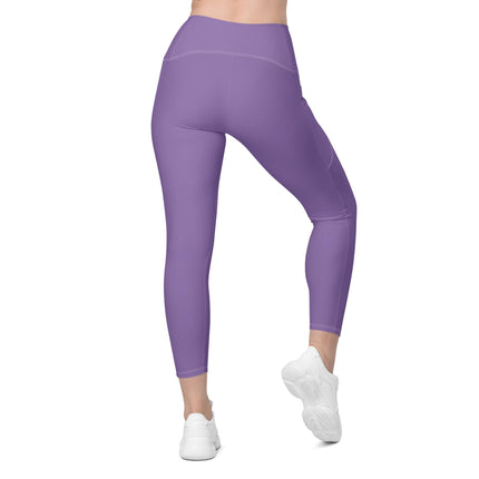 Purple Women's Leggings With Pockets - Trump Tees