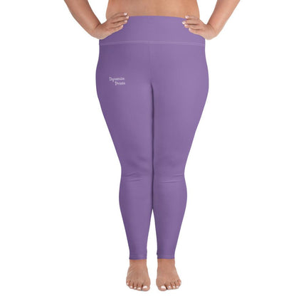 Purple Women's Plus Size Leggings - Trump Tees