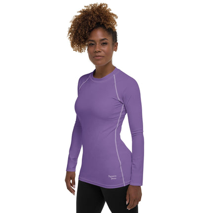 Purple Women's Rash Guard - Trump Tees