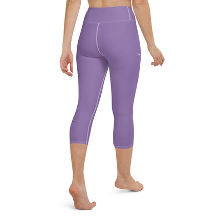 Purple Women's Yoga Capri Leggings - Trump Tees