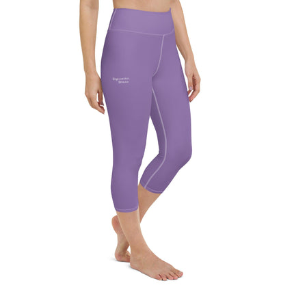 Purple Women's Yoga Capri Leggings - Trump Tees