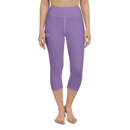 Purple Women's Yoga Capri Leggings - Trump Tees