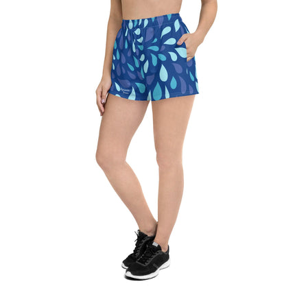 Raindrops Women’s Athletic Shorts - Trump Tees