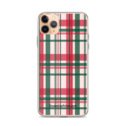 Red & Green Plaid iPhone® Case - Trump Tees