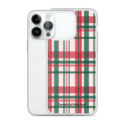 Red & Green Plaid iPhone® Case - Trump Tees