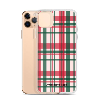 Red & Green Plaid iPhone® Case - Trump Tees