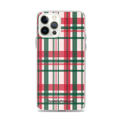 Red & Green Plaid iPhone® Case - Trump Tees