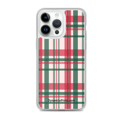 Red & Green Plaid iPhone® Case - Trump Tees