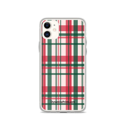 Red & Green Plaid iPhone® Case - Trump Tees