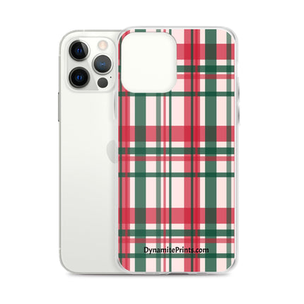 Red & Green Plaid iPhone® Case - Trump Tees