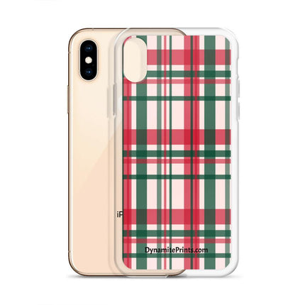 Red & Green Plaid iPhone® Case - Trump Tees