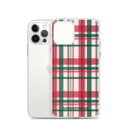 Red & Green Plaid iPhone® Case - Trump Tees