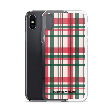 Red & Green Plaid iPhone® Case - Trump Tees