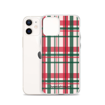 Red & Green Plaid iPhone® Case - Trump Tees